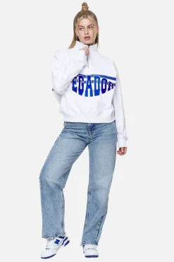 Pegador Sweaters|Sarina Oversized Halfzip Sweater White