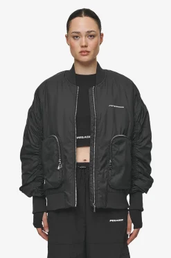 Pegador Jackets|Shila Oversized Bomberjacket Black