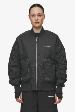 Pegador Jackets|Shila Oversized Bomberjacket Black