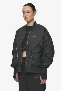 Pegador Jackets|Shila Oversized Bomberjacket Black