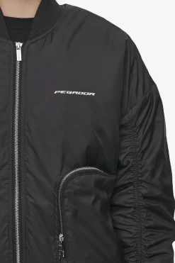Pegador Jackets|Shila Oversized Bomberjacket Black