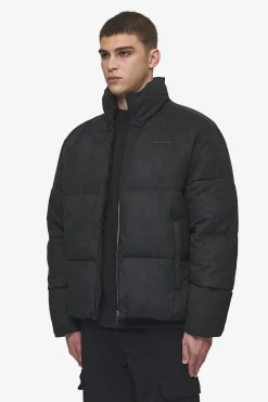 Pegador Jackets|Sidan Velour Puffer Jacket Black