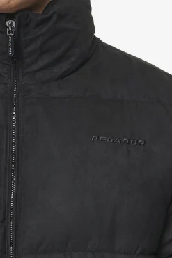 Pegador Jackets|Sidan Velour Puffer Jacket Black