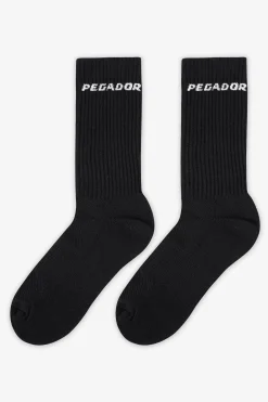Pegador Socks|Socks|Side Logo Socks White Black
