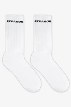 Pegador Socks|Socks|Side Logo Socks Black White
