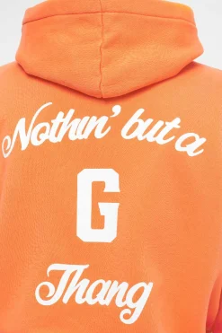 Pegador Hoodies|Skena Oversized Hoodie Vintage Washed Sunrise Orange