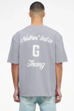Pegador Tees|Skena Oversized Tee Vintage Washed Dusk Grey