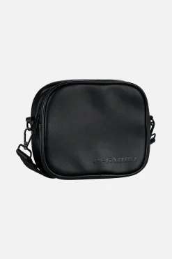 Pegador Bags|Bags|Skibo Logo Faux Leather Shoulder Strap Bag Black