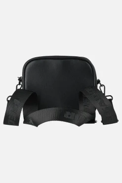 Pegador Bags|Bags|Skibo Logo Faux Leather Shoulder Strap Bag Black