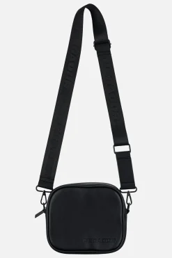 Pegador Bags|Bags|Skibo Logo Faux Leather Shoulder Strap Bag Black