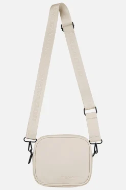 Pegador Bags|Bags|Skibo Logo Faux Leather Shoulder Strap Bag Desert Sand