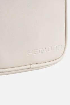 Pegador Bags|Bags|Skibo Logo Faux Leather Shoulder Strap Bag Desert Sand