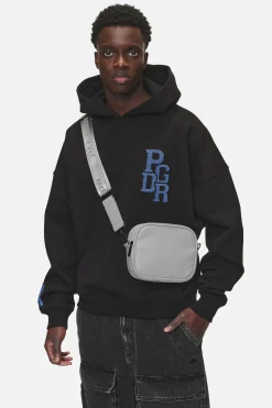 Pegador Bags|Bags|Skibo Logo Faux Leather Shoulder Strap Bag Cool Grey
