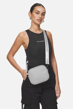 Pegador Bags|Bags|Skibo Logo Faux Leather Shoulder Strap Bag Cool Grey