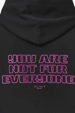 Pegador Hoodies|Zip Hoodies|Skyla Oversized Sweat Jacket Heavy Washed Black