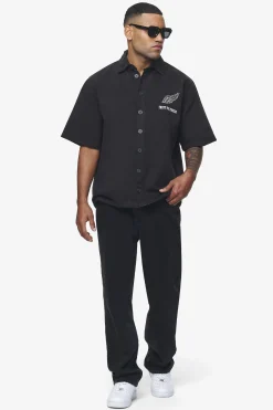 Pegador Shirts|Skyler Denim Shirt Black Ink