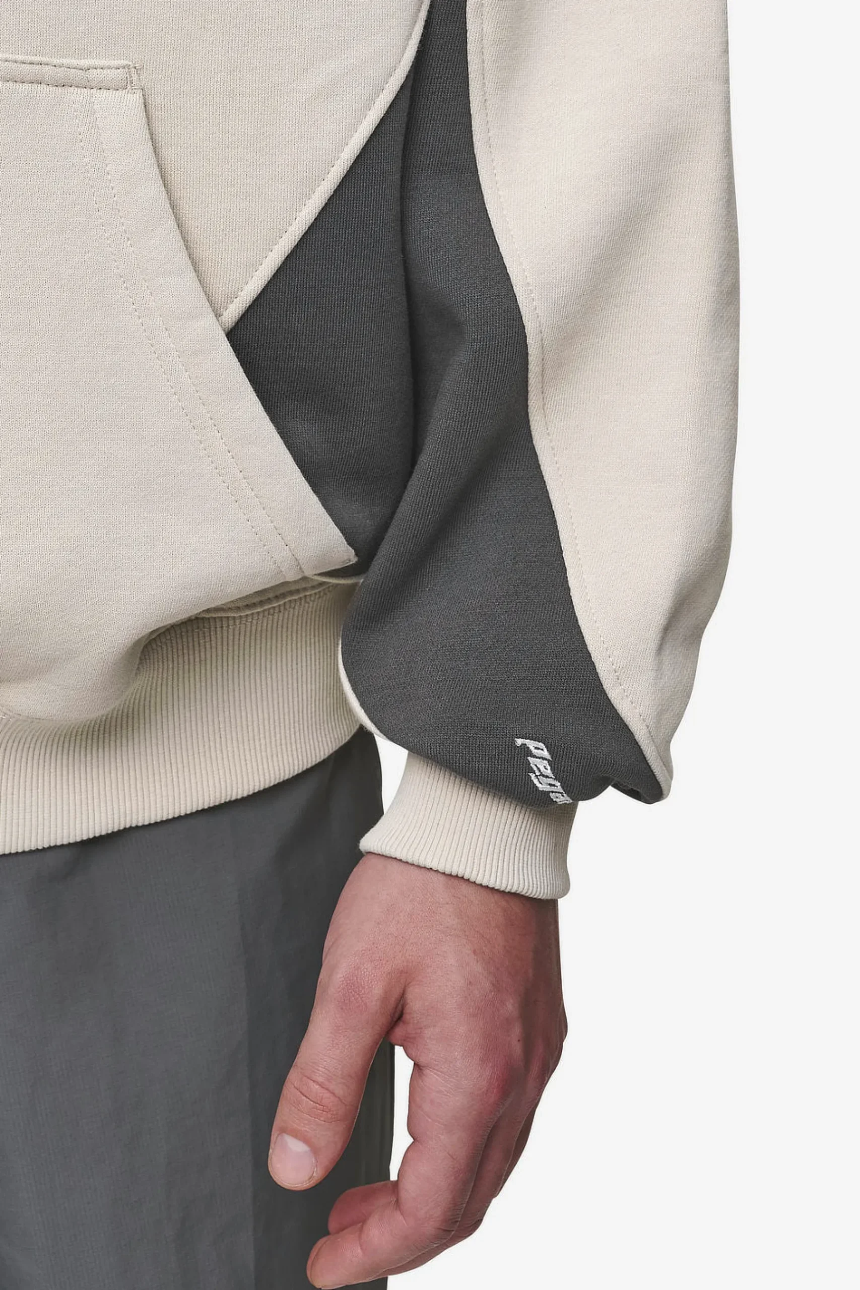Pegador Hoodies|Slick Boxy Hoodie Washed Light Beige