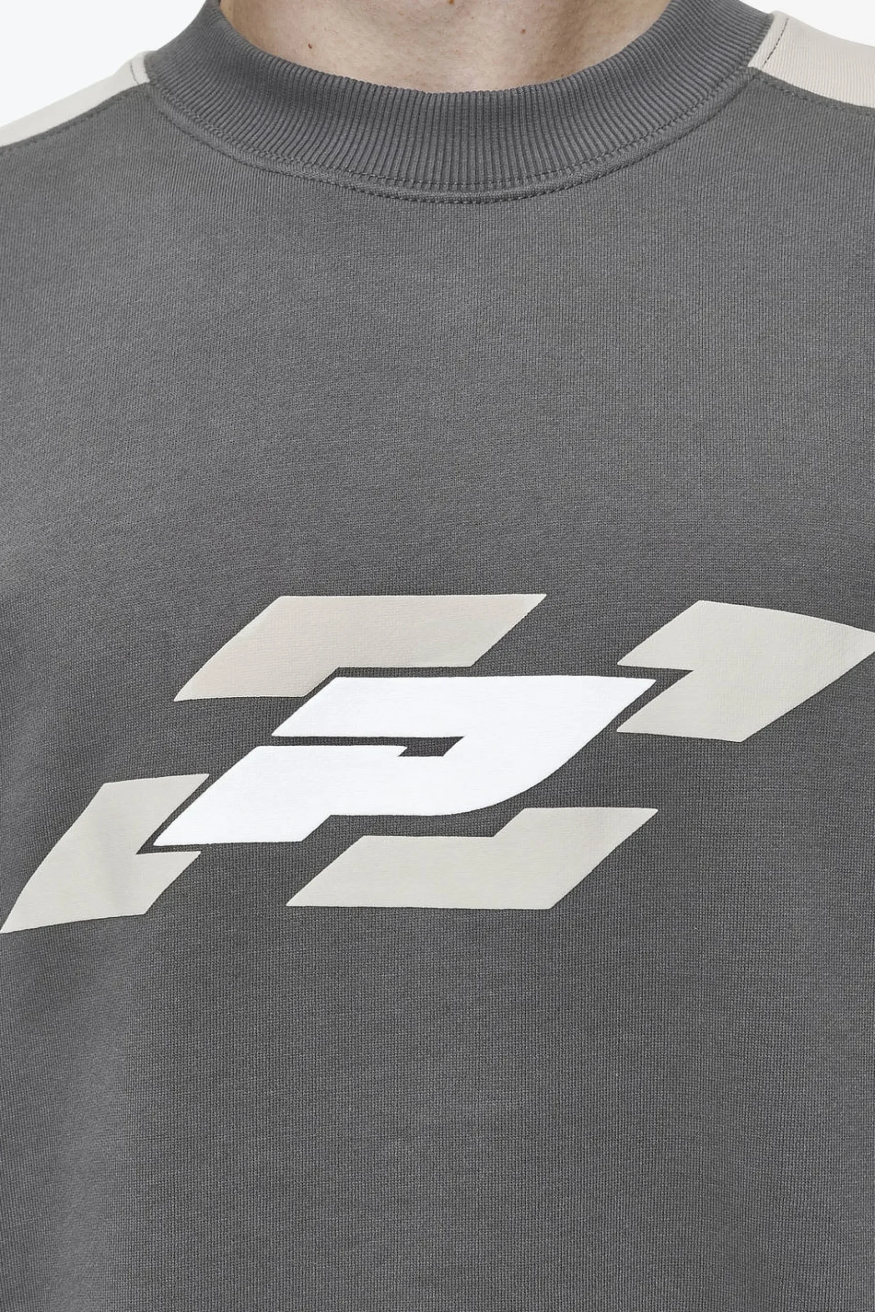 Pegador Sweaters|Slick Boxy Sweater Washed Anthracite