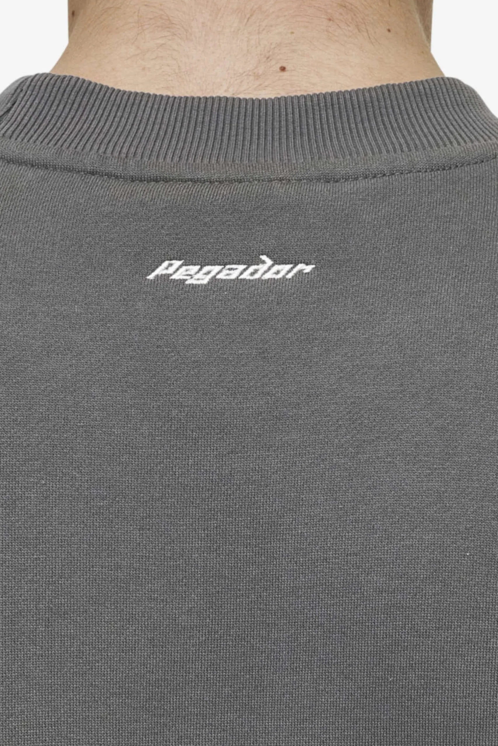 Pegador Sweaters|Slick Boxy Sweater Washed Anthracite