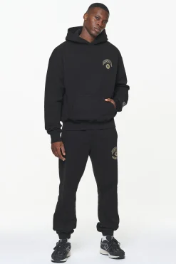 Pegador Pants & Joggers|Smith Heavy Sweat Pants Vintage Washed Onyx Black