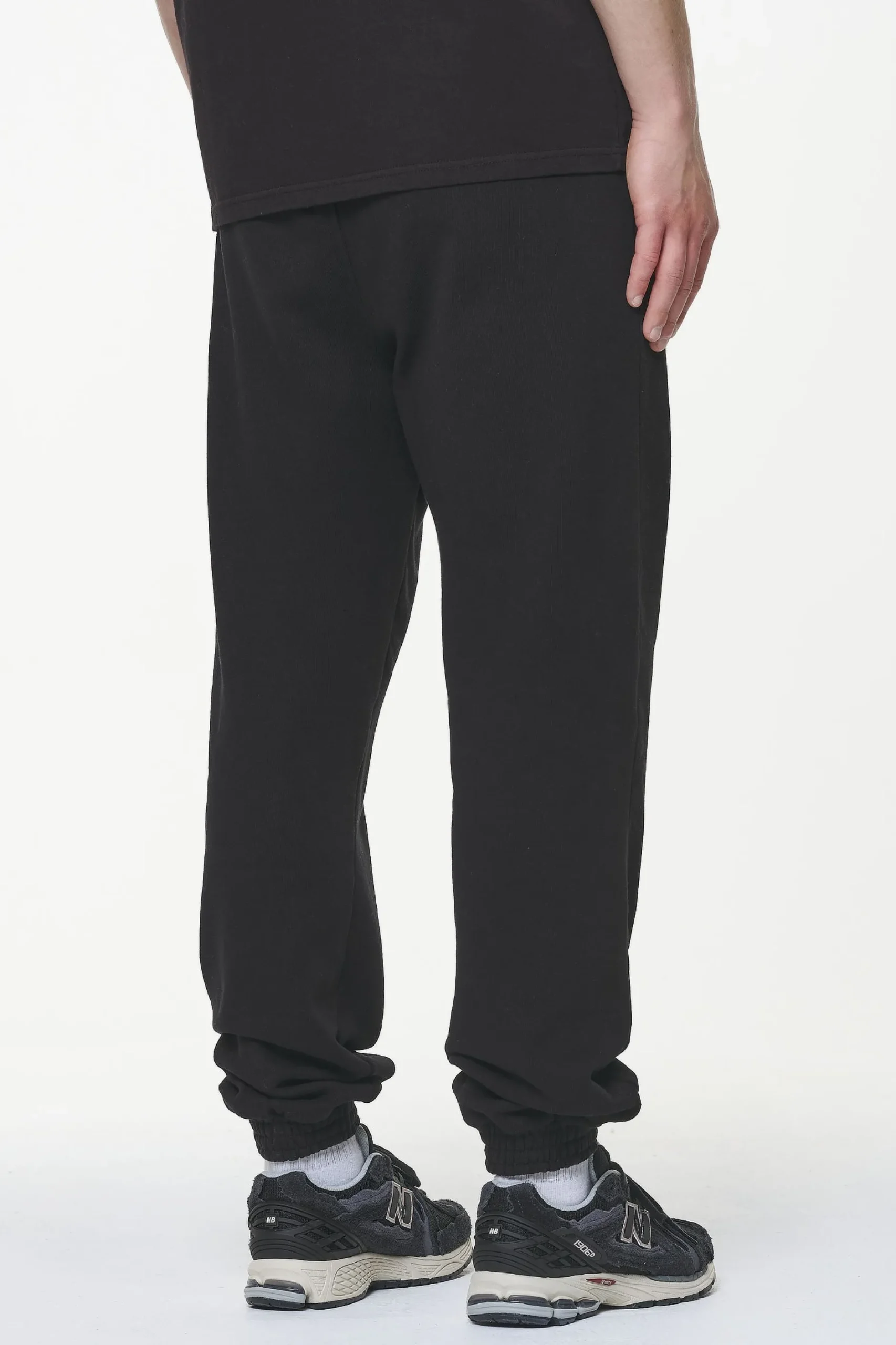 Pegador Pants & Joggers|Smith Heavy Sweat Pants Vintage Washed Onyx Black