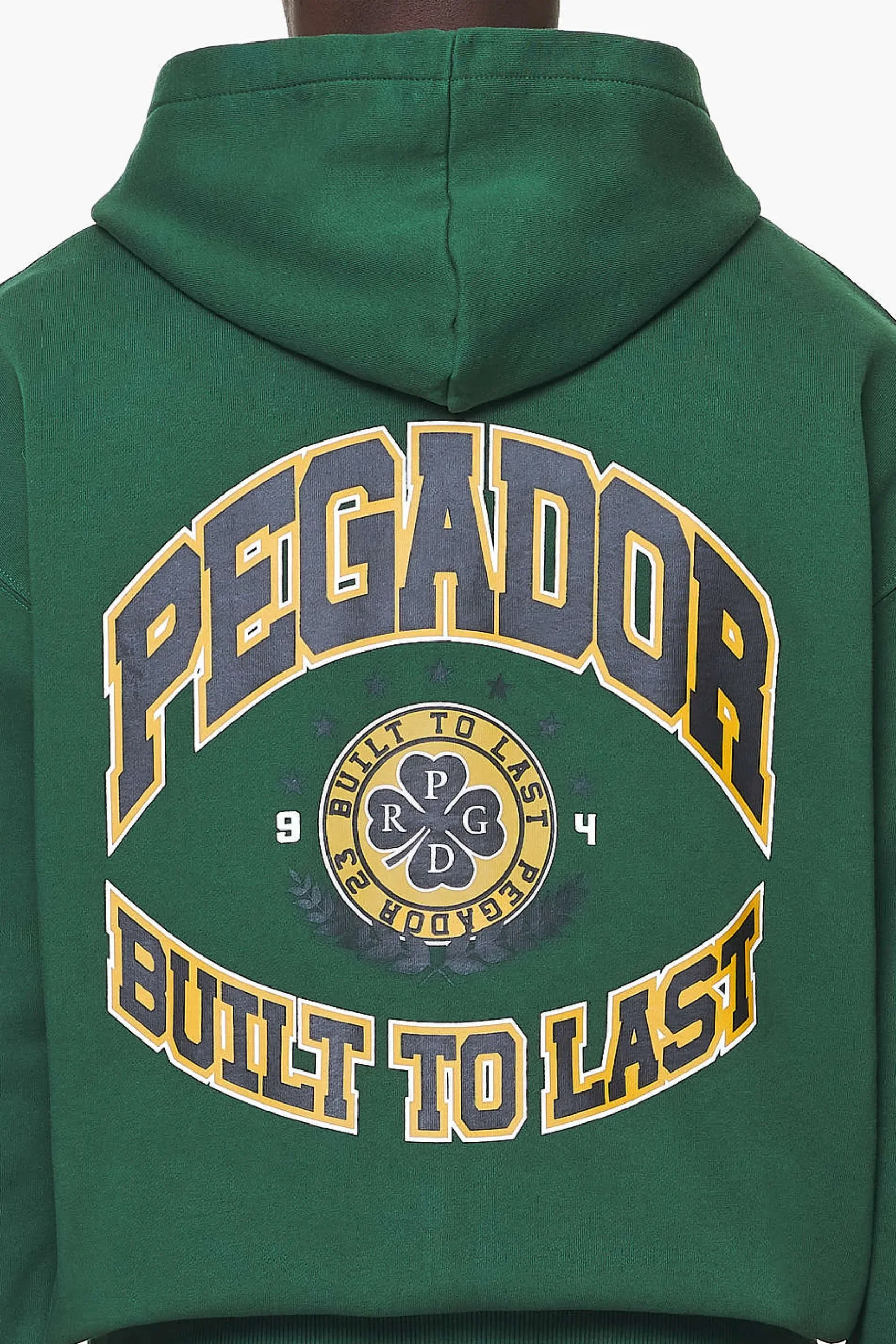 Pegador Hoodies|Zip Hoodies|Smith Oversized Sweat Jacket Vintage Washed British Green