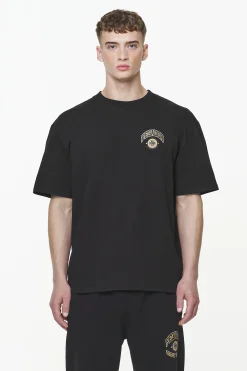Pegador Tees|Smith Oversized Tee Vintage Washed Onyx Black