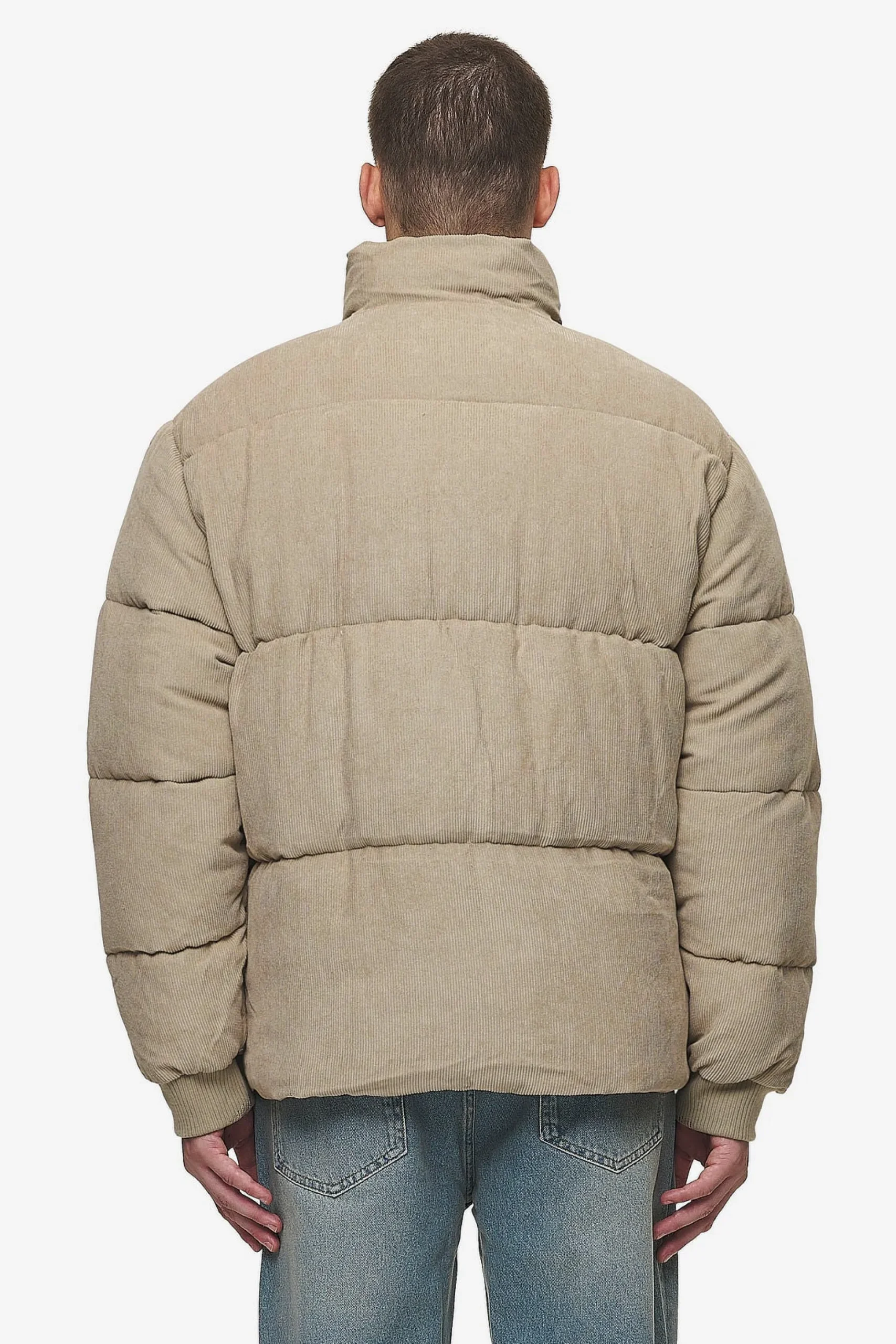 Pegador Jackets|Solin Cord Puffer Jacket Sand