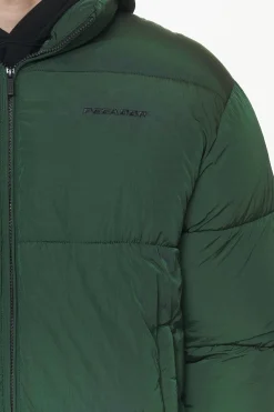 Pegador Jackets|Solin Crushed Puffer Jacket British Green