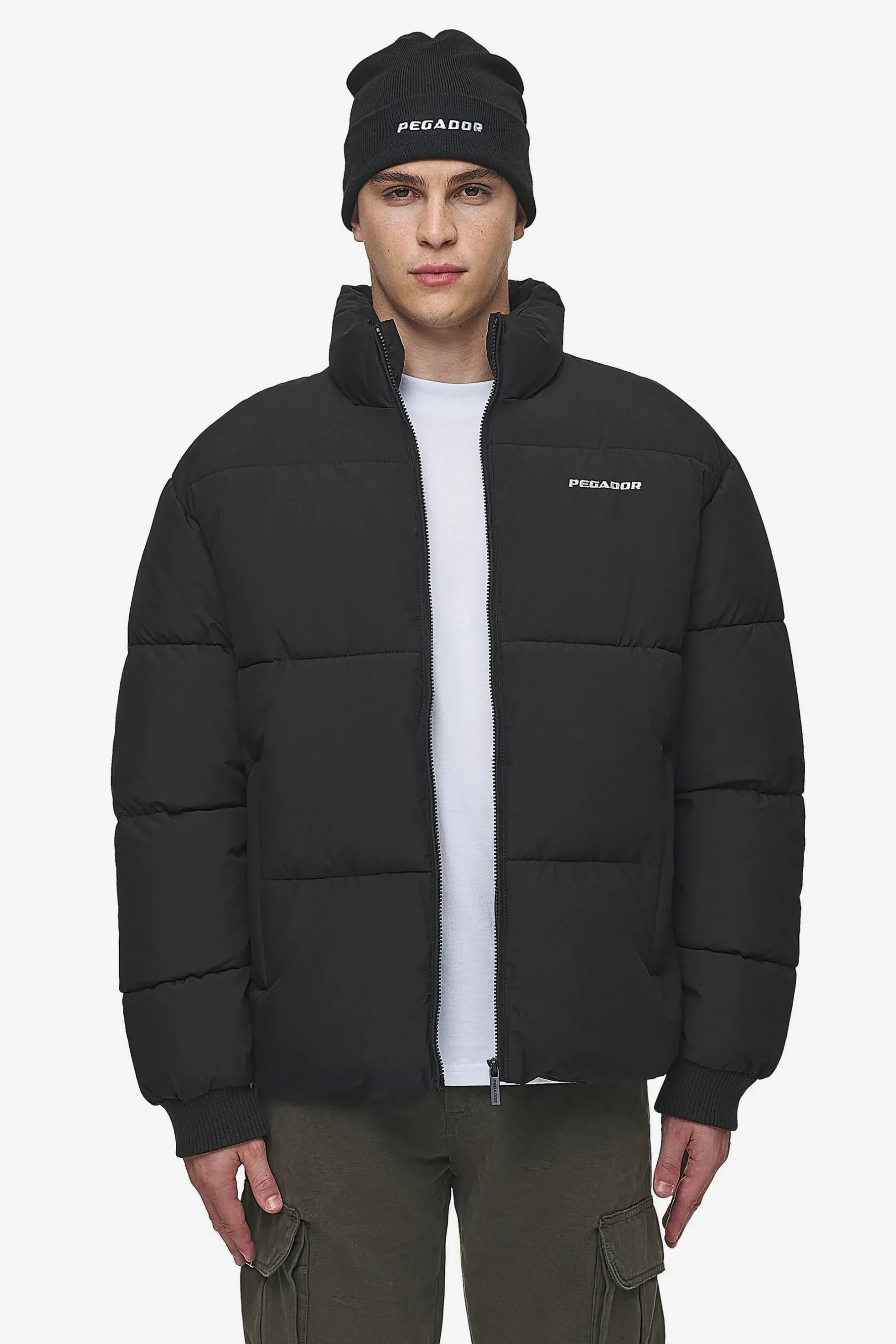 Pegador Jackets|Solin Puffer Jacket Black