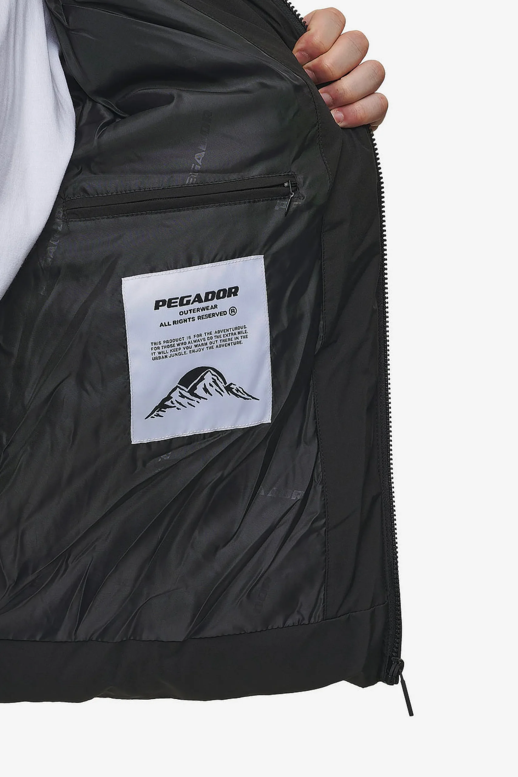 Pegador Jackets|Solin Puffer Jacket Black