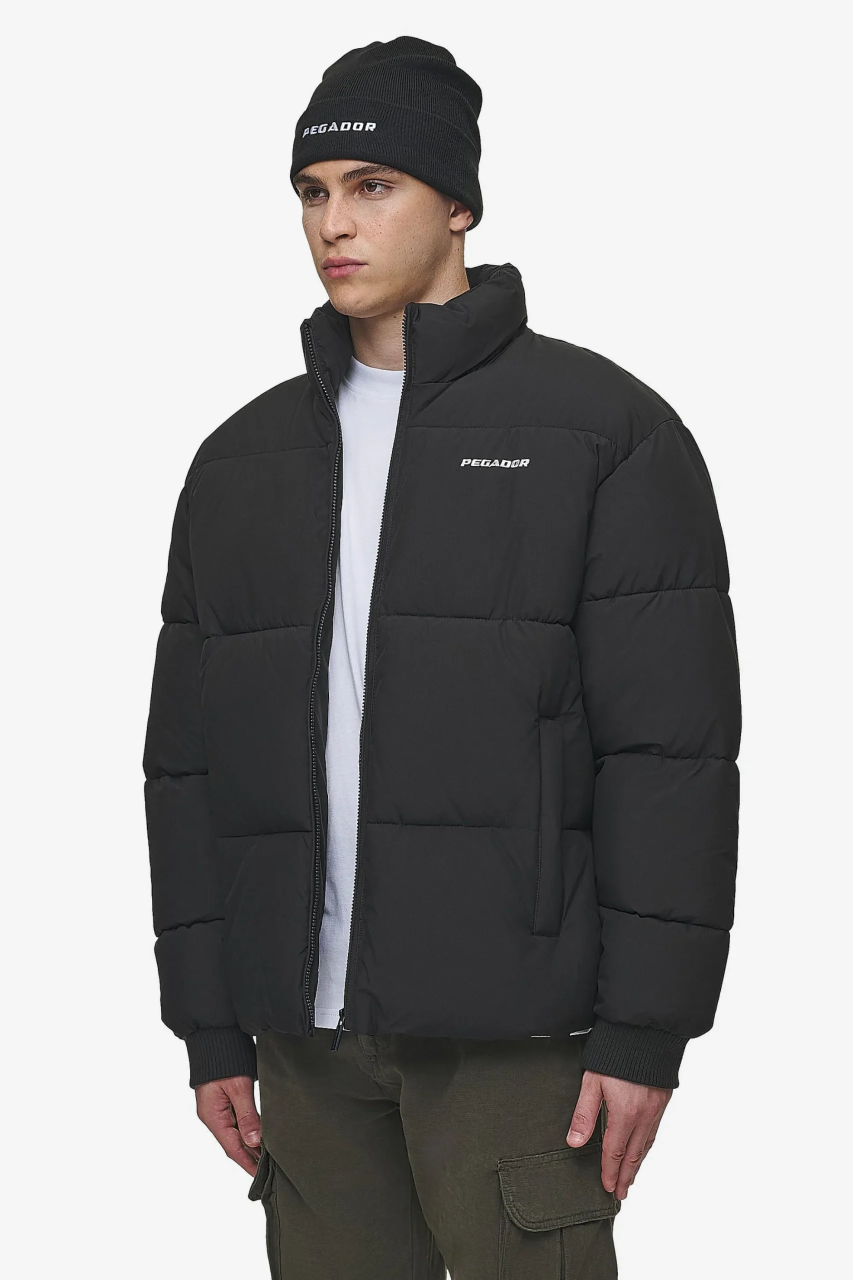 Pegador Jackets|Solin Puffer Jacket Black