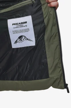 Pegador Jackets|Solin Puffer Jacket Mud Olive