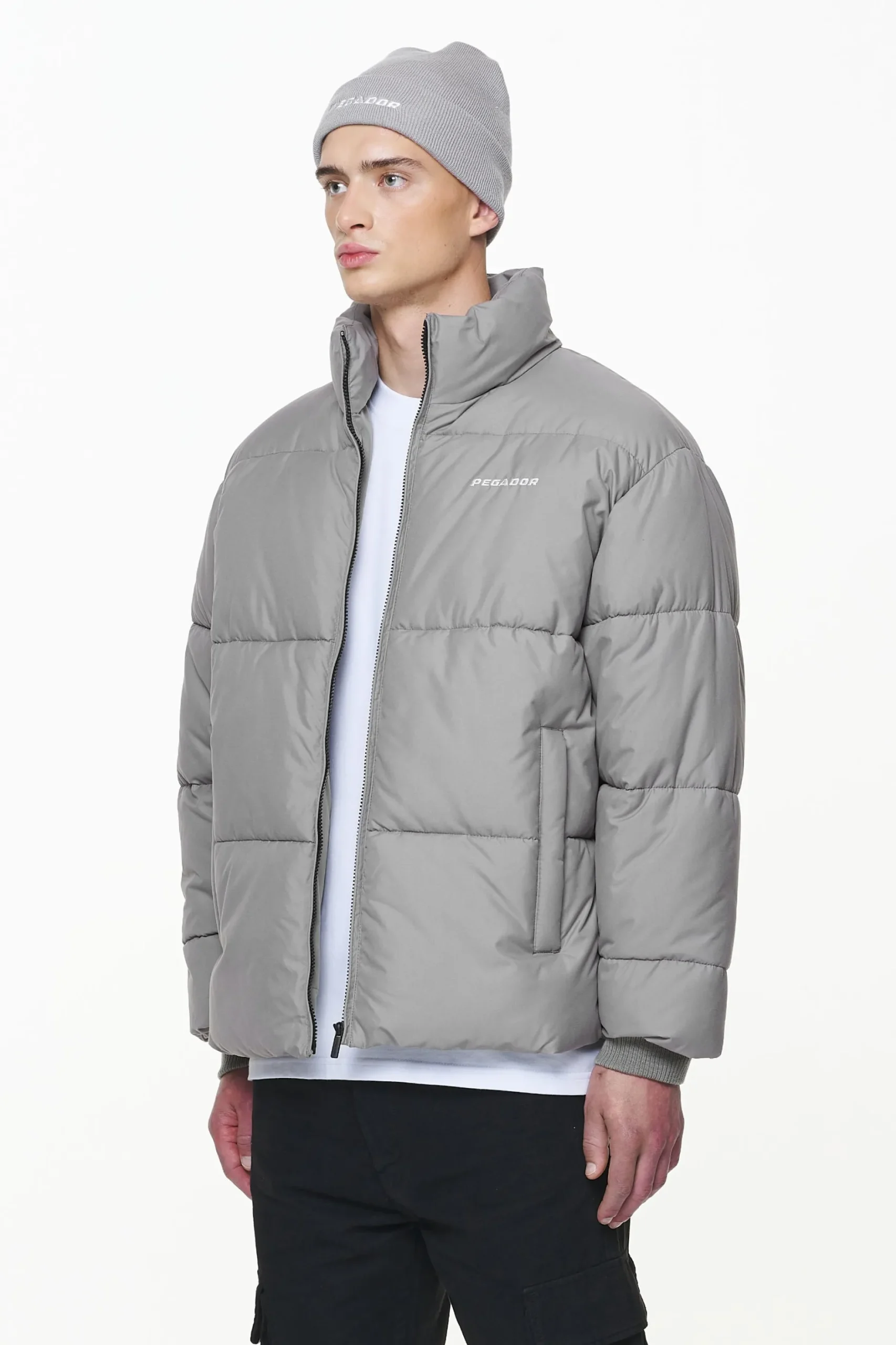 Pegador Jackets|Solin Puffer Jacket Rock Grey