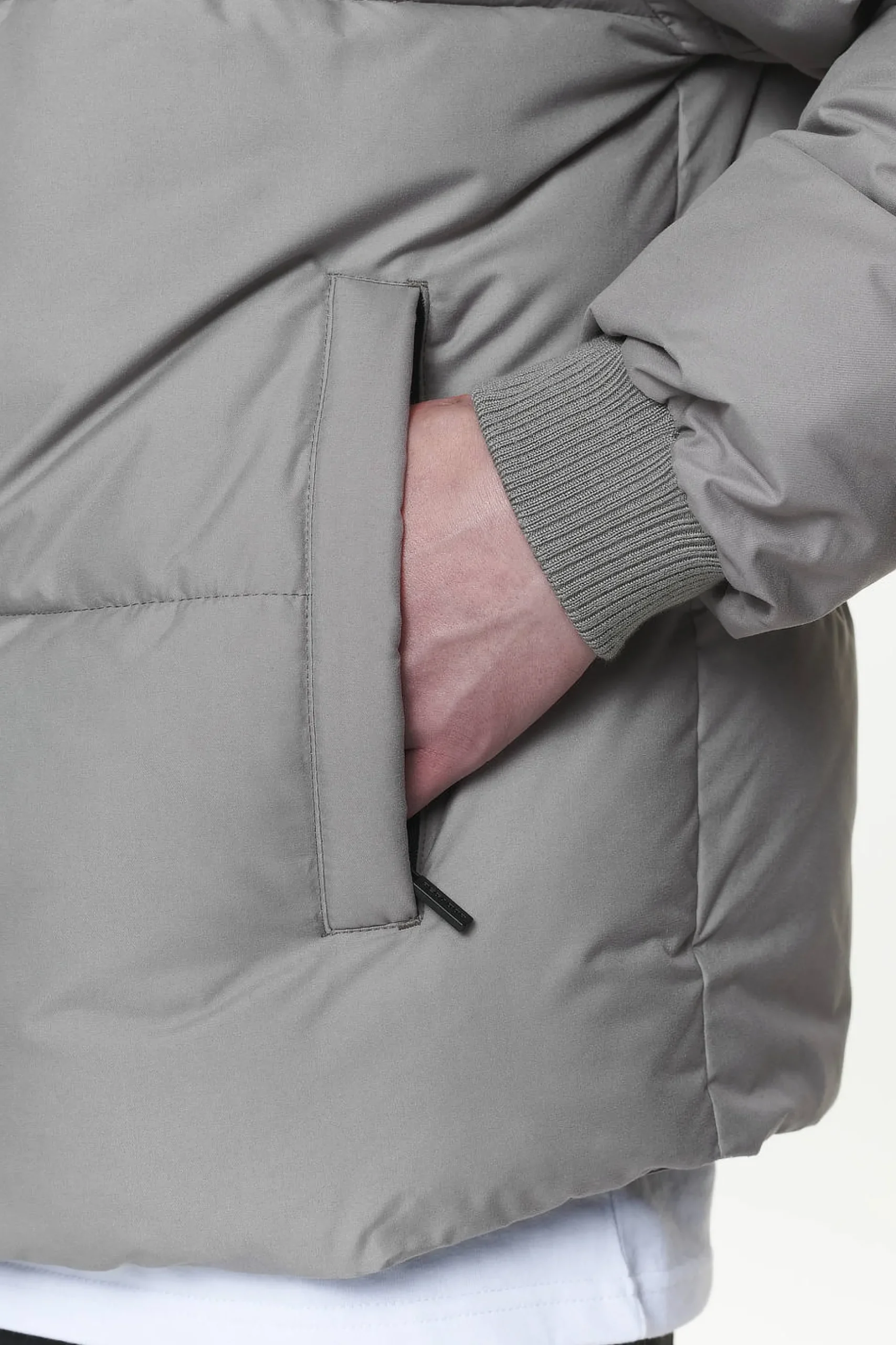 Pegador Jackets|Solin Puffer Jacket Rock Grey