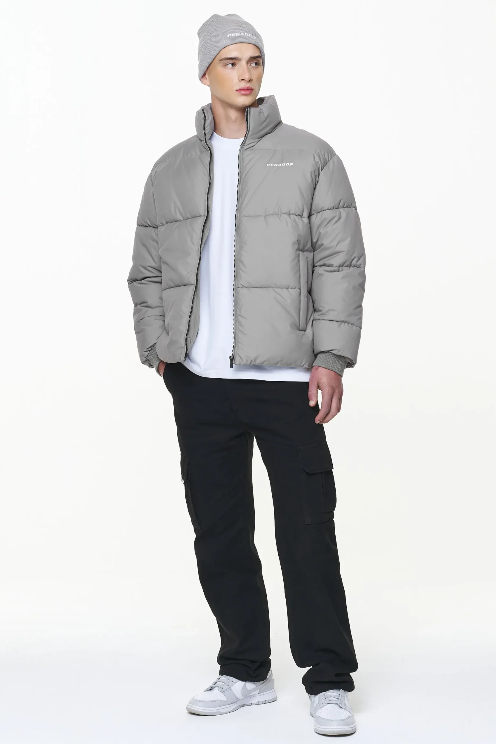 Pegador Jackets|Solin Puffer Jacket Rock Grey