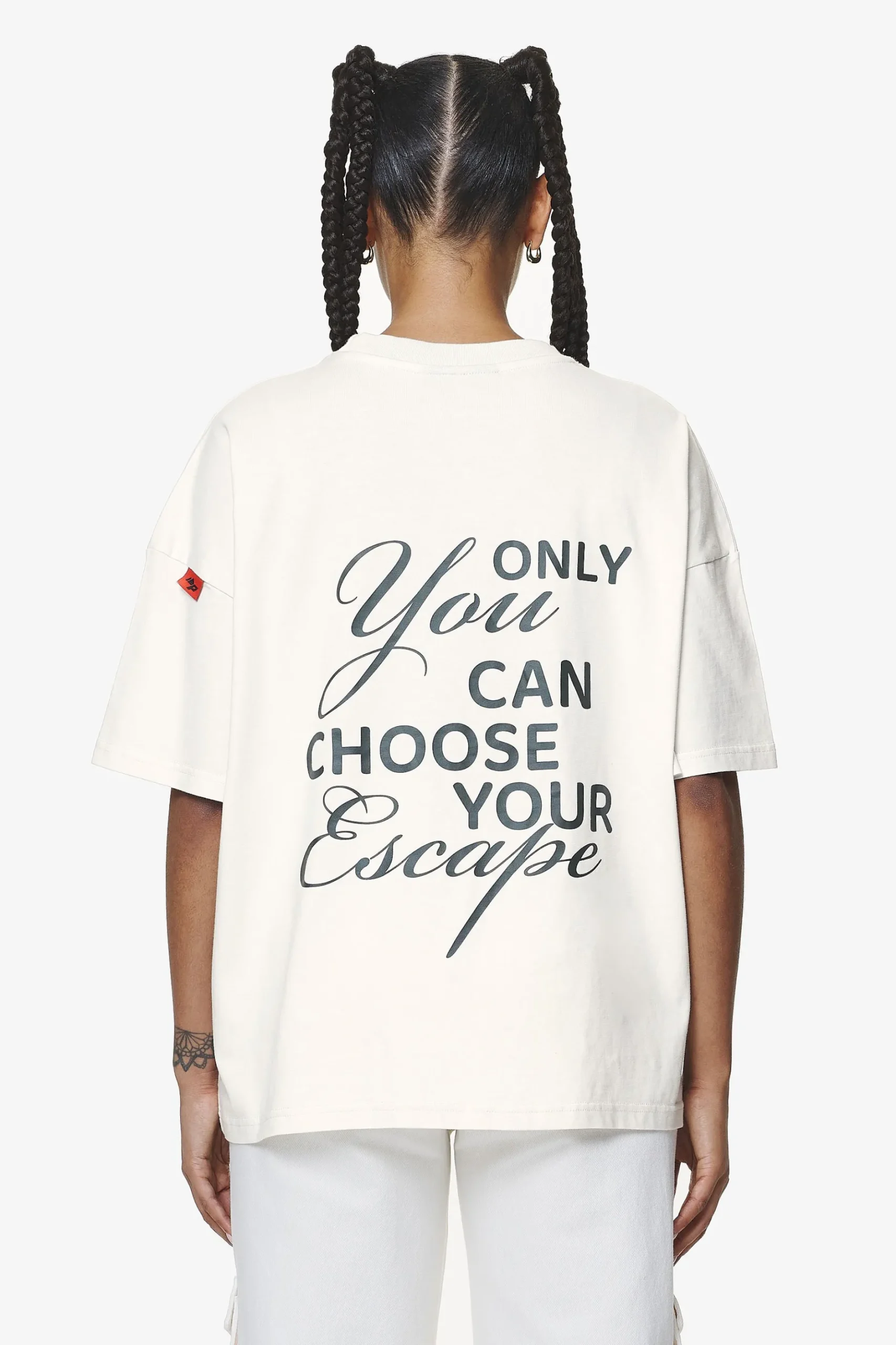 Pegador Tees|Sona Heavy Oversized Tee Washed Salty Cream