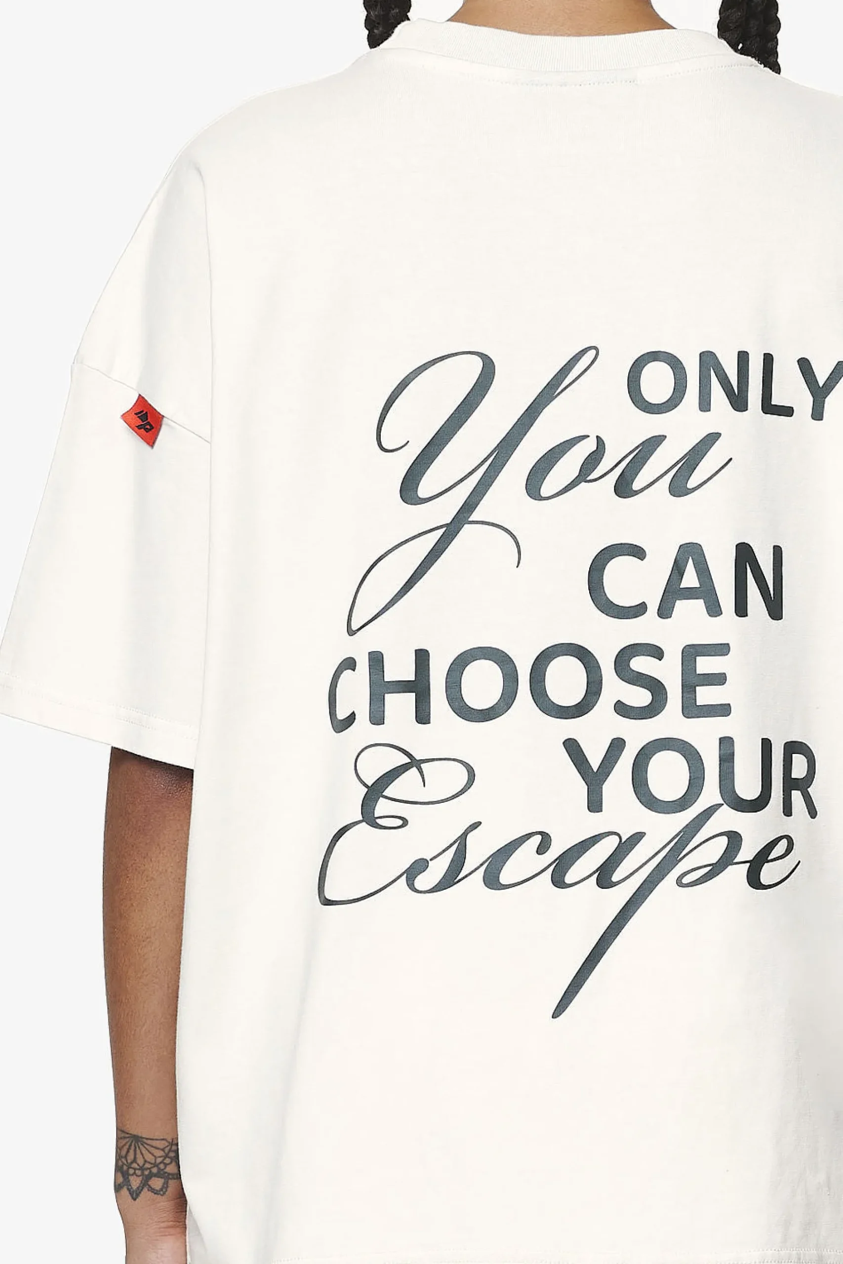 Pegador Tees|Sona Heavy Oversized Tee Washed Salty Cream