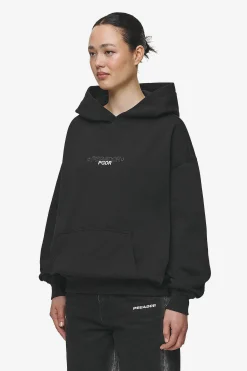 Pegador Hoodies|Sonia Oversized Hoodie Washed Black