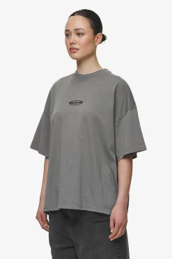 Pegador Tees|Sora Heavy Oversized Tee Washed Deep Grey