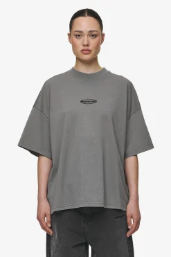 Pegador Tees|Sora Heavy Oversized Tee Washed Deep Grey