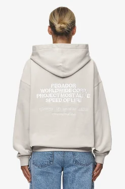Pegador Hoodies|Sora Oversized Hoodie Washed Moon Grey