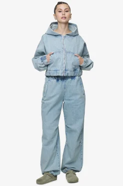 Pegador Jeans|Soria Loose Fit Jeans Washed Pale Blue