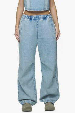 Pegador Jeans|Soria Loose Fit Jeans Washed Pale Blue