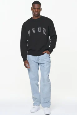 Pegador Sweaters|Knitwear|Spear Knit Sweater Onyx Black
