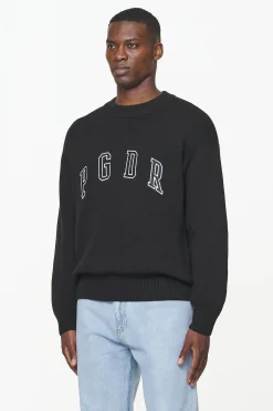 Pegador Sweaters|Knitwear|Spear Knit Sweater Onyx Black
