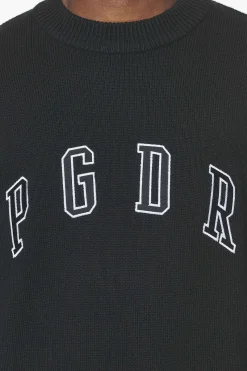Pegador Sweaters|Knitwear|Spear Knit Sweater Onyx Black