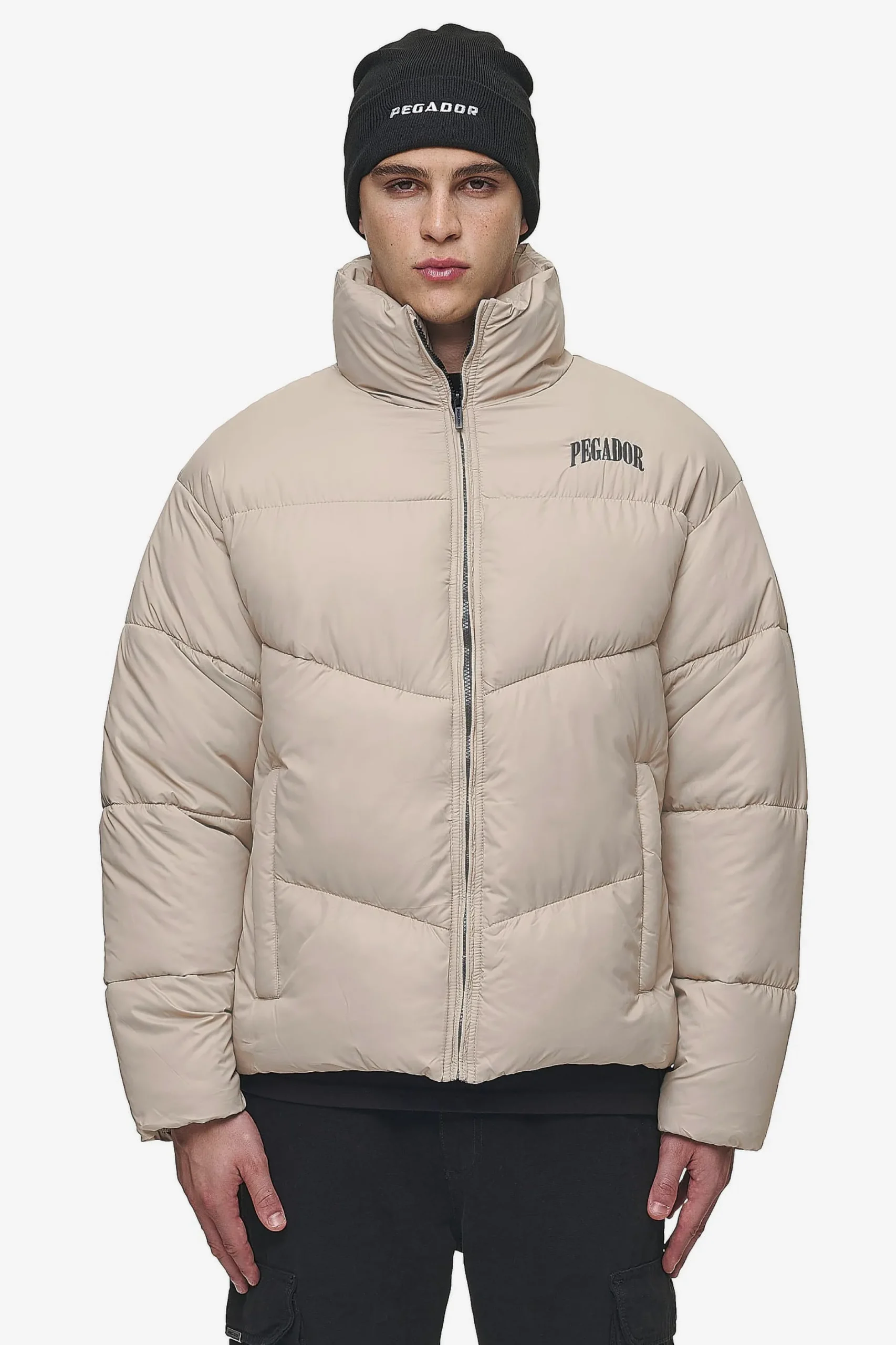 Pegador Jackets|Spiller Puffer Jacket Beige