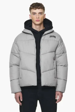 Pegador Jackets|Spiller Puffer Jacket Rock Grey