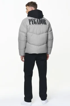 Pegador Jackets|Spiller Puffer Jacket Rock Grey